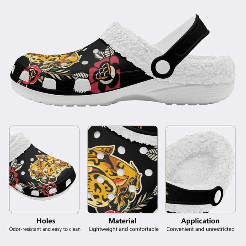 Tiger Head Print Slippers/Sandals Factory Direct Sales