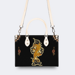 Tiger Stepping On Auspicious Clouds Handbag