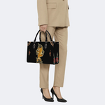 Tiger Stepping On Auspicious Clouds Handbag