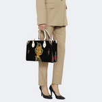Tiger Stepping On Auspicious Clouds Handbag