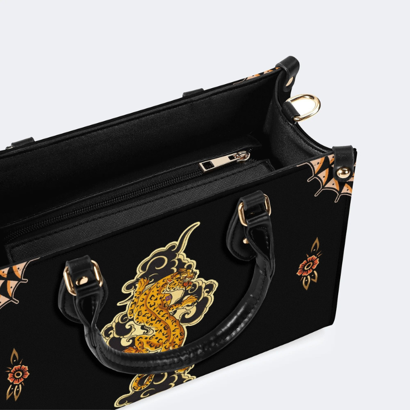 Tiger Stepping On Auspicious Clouds Handbag