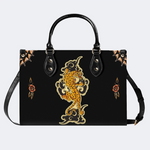 Tiger Stepping On Auspicious Clouds Handbag