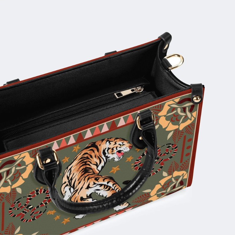 Tiger Surrounded By Snakes Handbag Factory Direct Sales_11