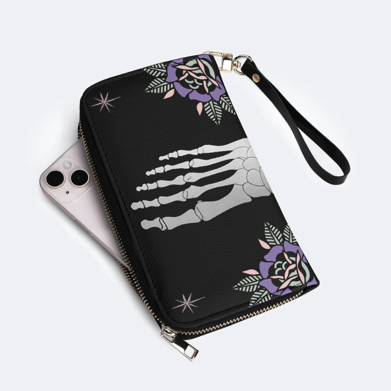 Toe Bone Printing Leather Wallet Factory Direct Sales_04