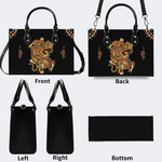 Traditional Tiger And Dragon Print Handbag Factory Direct Sales