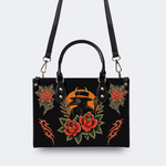 Vintage Crow Man Print Handbag Factory Direct Sales_02