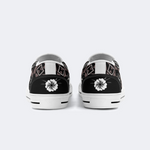 Vintage Eagle Day Print Slip On Shoes_03