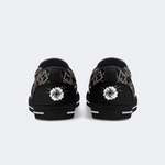 Vintage Eagle Day Print Slip On Shoes_08