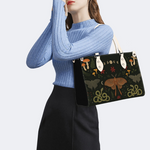 Vintage Moth And Snake Print Handbag Factory Direct Sales_06