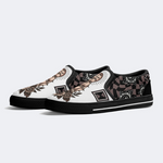 Vintage Sailboat Print Slip On Shoes_06