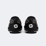 Vintage Sailboat Print Slip On Shoes_08