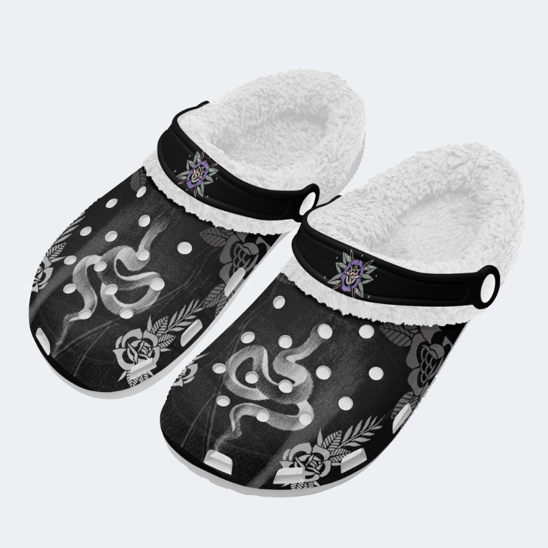 Vintage Snake Print Slippers/Sandals Factory Direct Sales_06