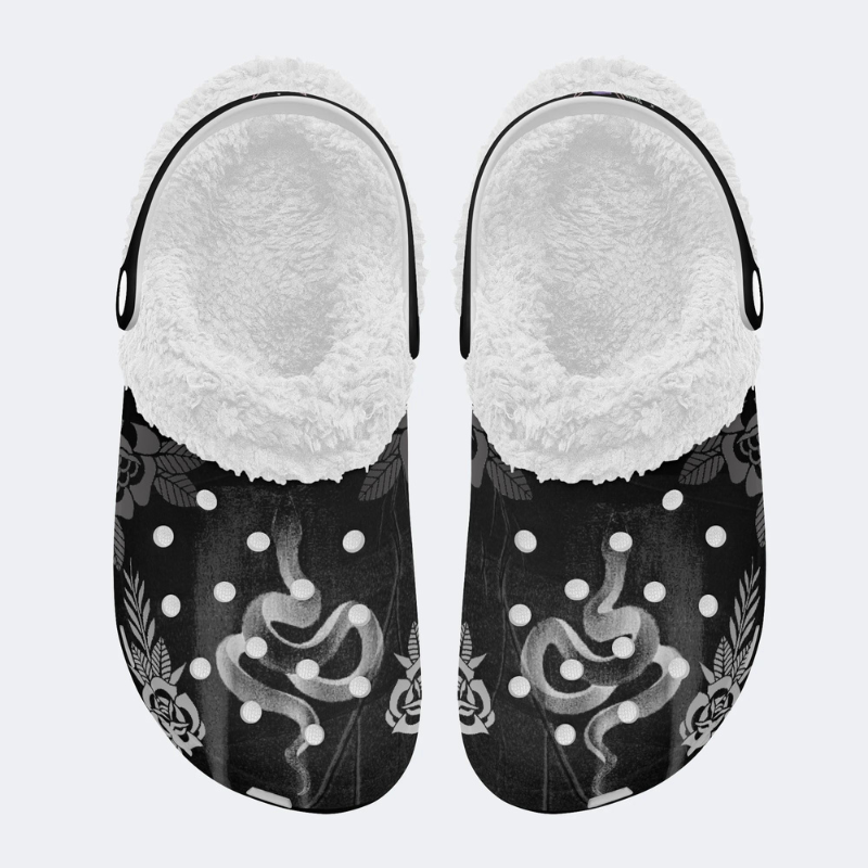 Vintage Snake Print Slippers/Sandals Factory Direct Sales_09