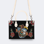 Wine Glass Snake Print Handbag Factory Direct Sales