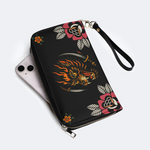 Wolf Head Print Leather Wallet Factory Direct Sales_04