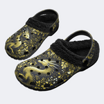 Yellow Dragon Print Slippers/Sandals Factory direct sales