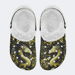 Yellow Dragon Print Slippers/Sandals Factory direct sales