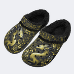 Yellow Dragon Print Slippers/Sandals Factory direct sales