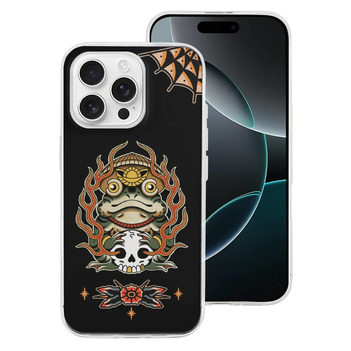Japanese Ninja Frog Print - Phone Case