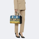Van Gogh Starry Night Town Print Handbag Factory Direct Sales