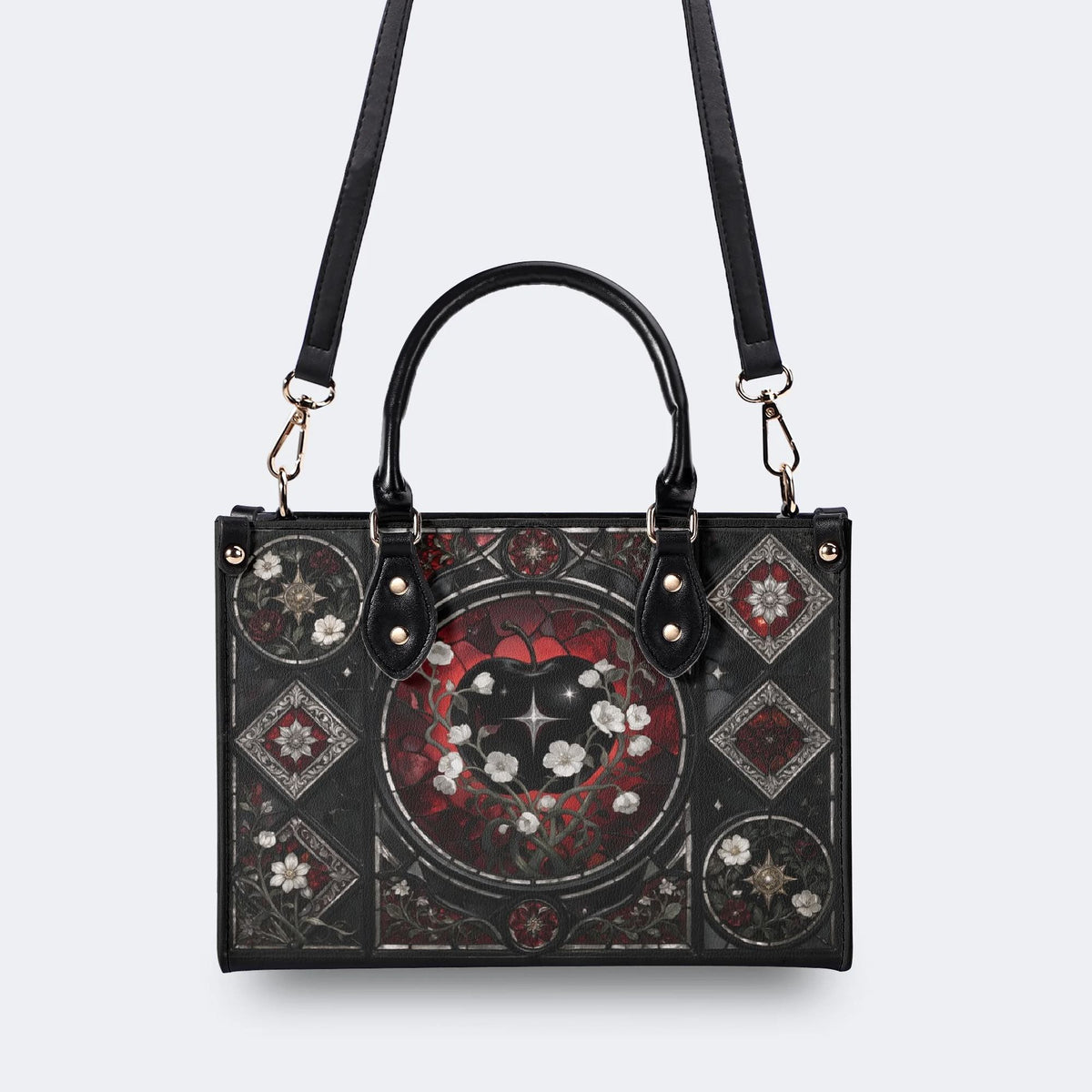 Poison Apple Print Handbag Factory Direct Sales