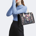 Rose Skull Glass Print Handbag Factory Direct Sales