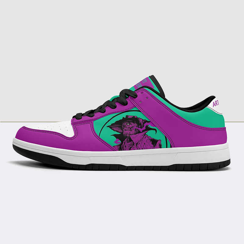 Hat Man Dunk Low Ledersneaker