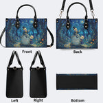 Skeleton Tombstone Print Handbag Factory Direct Sales