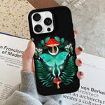 Floral Moth Print - Phone Case