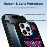 Purple Death Moth Print - Phone Case