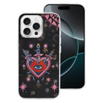 Red Heart & Eye Print - Phone Case