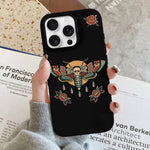 Old School Death Moth Print - Phone Case