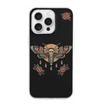 Old School Death Moth Print - Phone Case