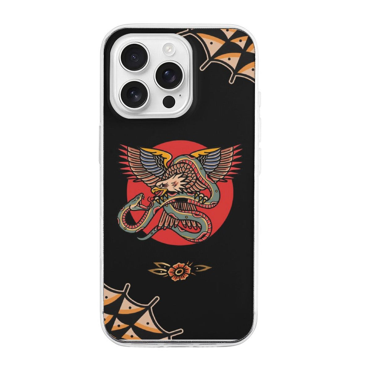 Vintage Eagle & Snake Print - Phone Case