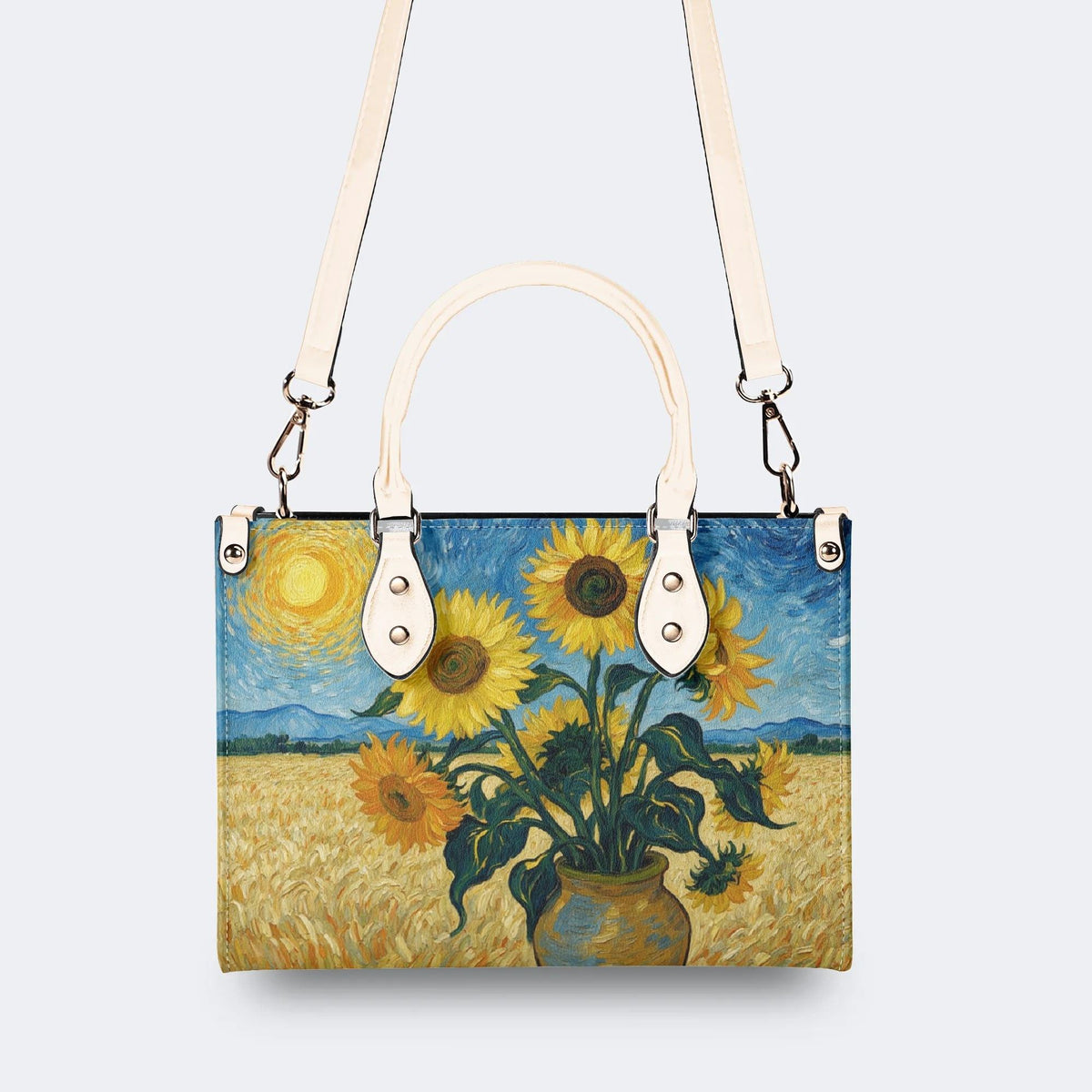 Van Gogh Sunflower Print Handbag Factory Direct Sales