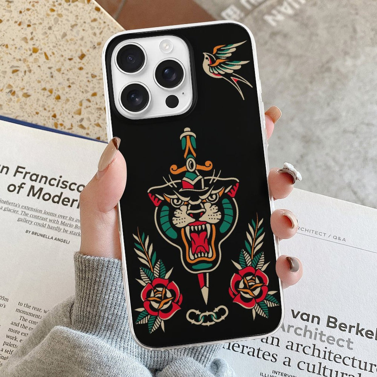 Unisex Tiger Print - Phone Case