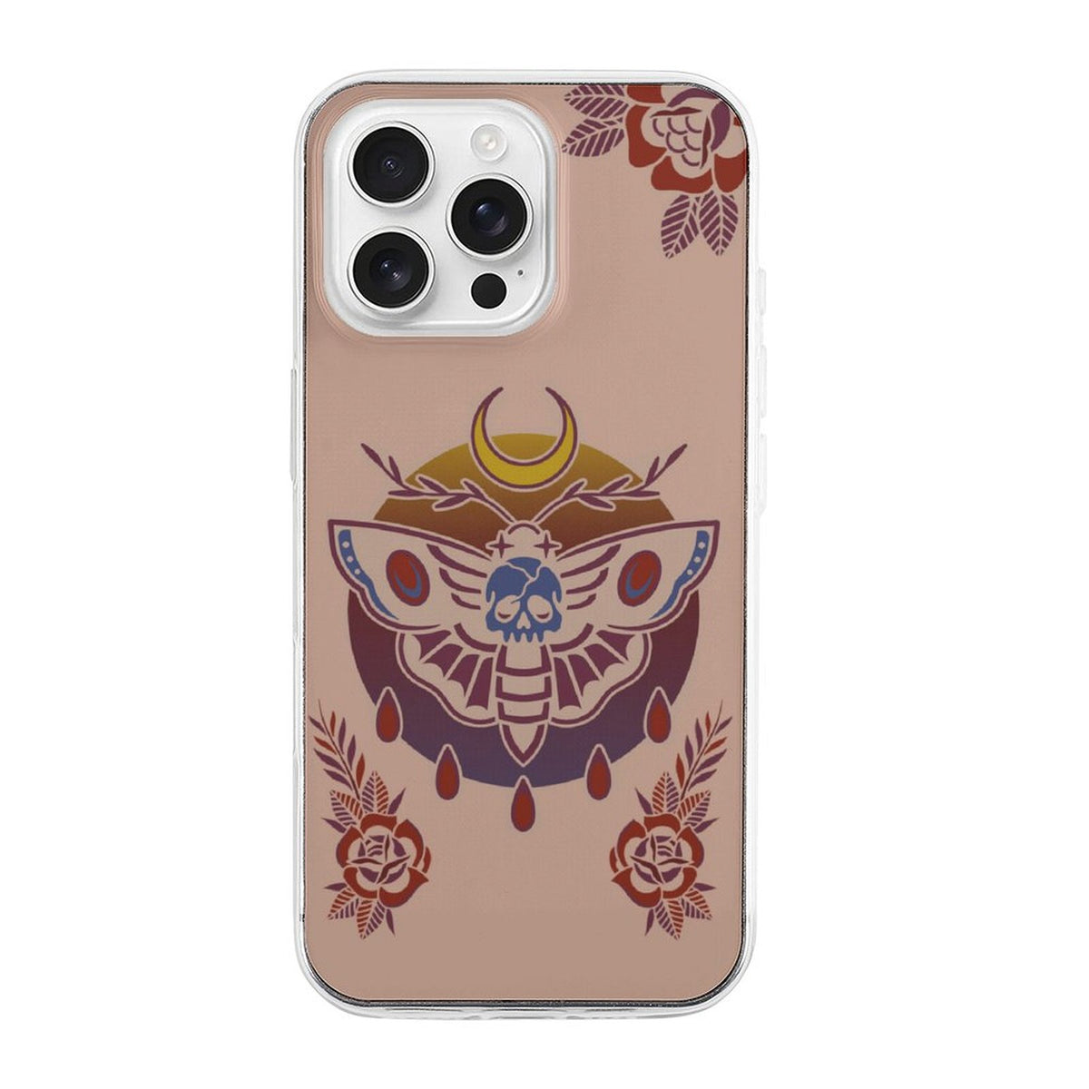 Death Moth Gradient Print - Phone Case