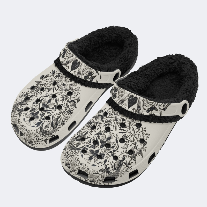 Bird And Leaf Print Slippers/Sandals Factory Direct Sales