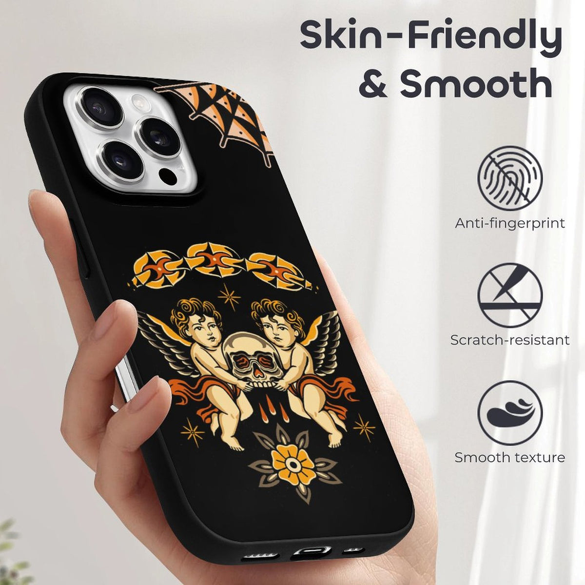 Vintage Angel Print - Phone Case
