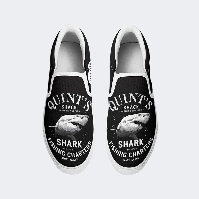 Quint's Shark Fishing Jaws Slip On Shoes OOTDBuyer