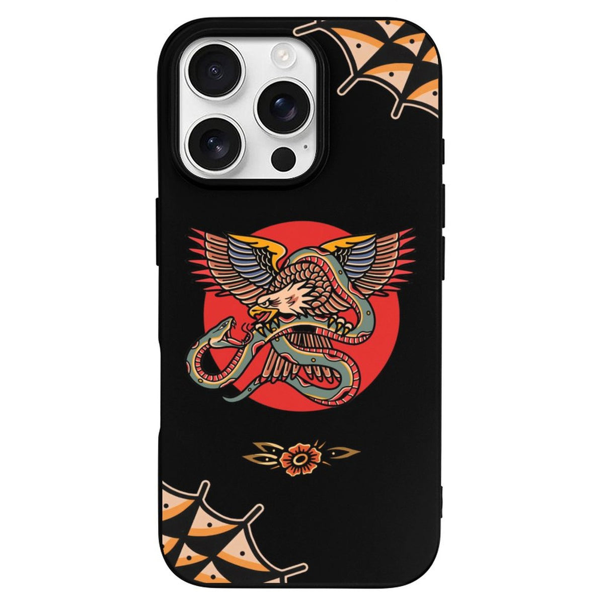 Vintage Eagle & Snake Print - Phone Case
