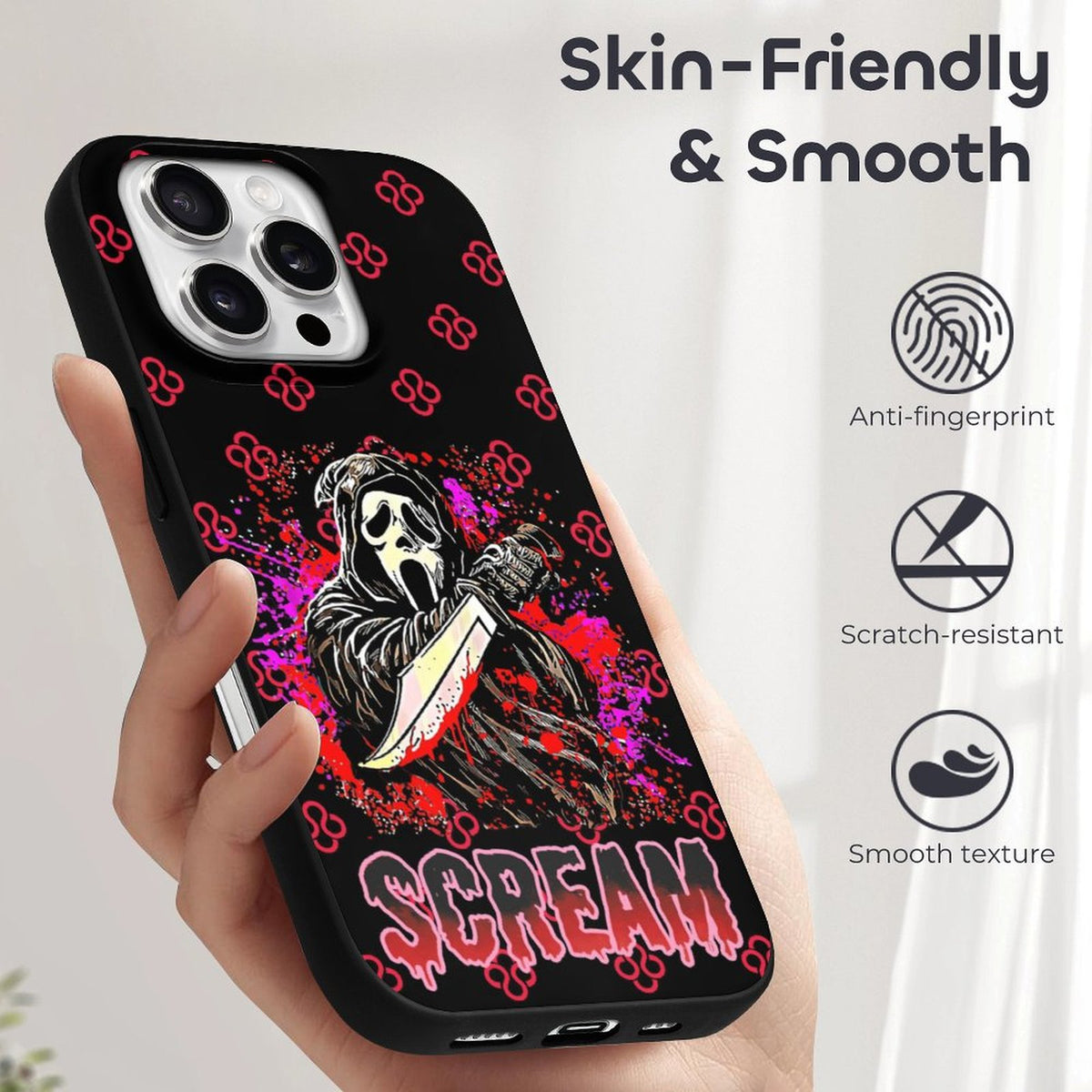 Horror Ghostface Print - Phone Case
