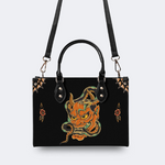 Devil And Snake Print Handbag Factory Direct Sales