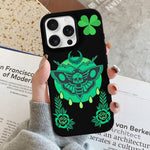 Shamrock Death Moth Print - Phone Case