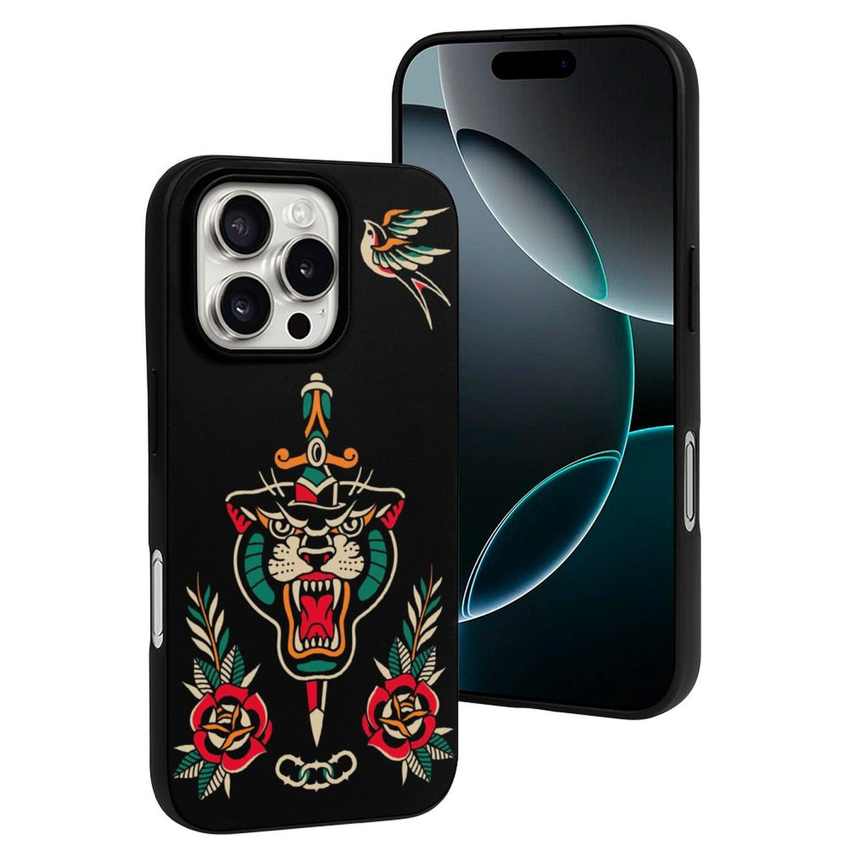 Unisex Tiger Print - Phone Case