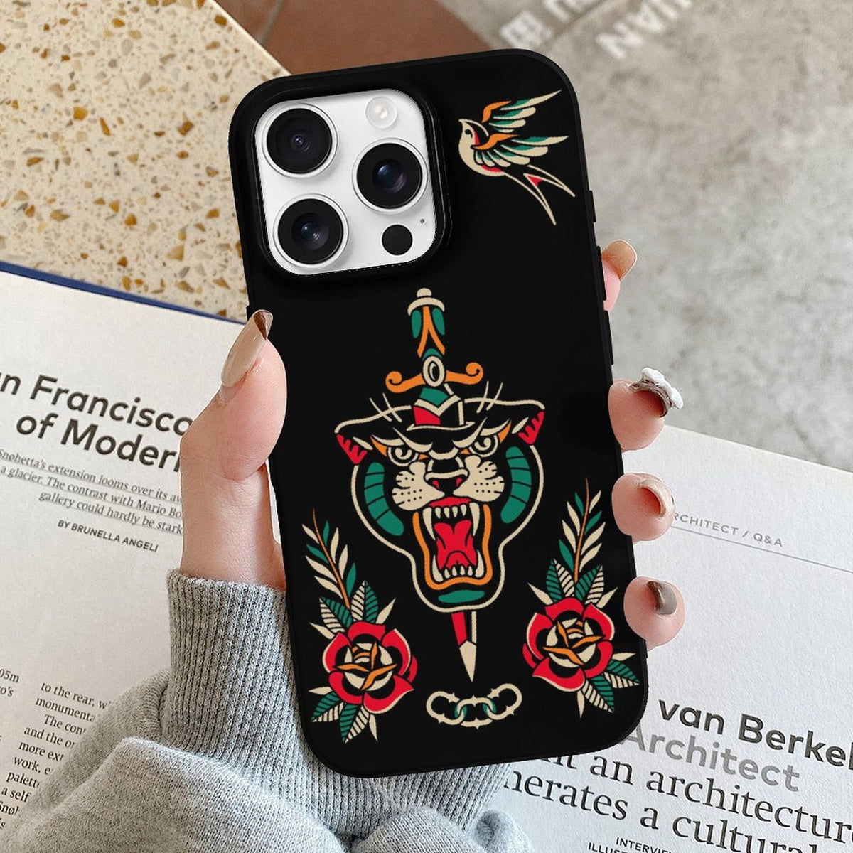 Unisex Tiger Print - Phone Case