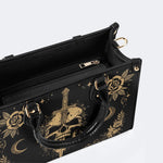 Skull Dagger Moon Rose Print Handbag Factory Direct Sales