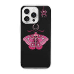 Pink Death Moth Print - Phone Case
