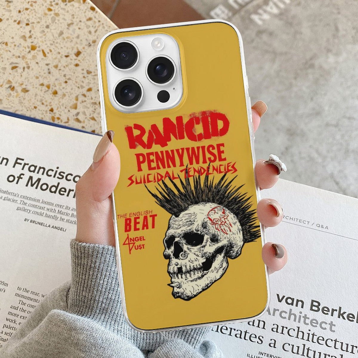 Rancid Skull Print - Phone Case