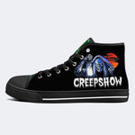 Horror Movie Vintage Graphic Print - High Top Canvas